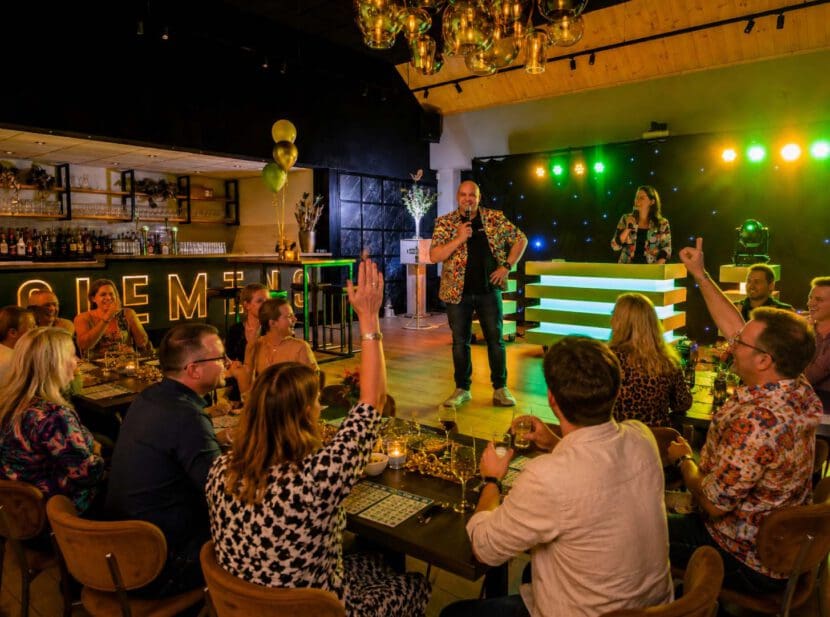 Foute Bingo Clemens publiek bij Restaurant Clemens in Oss