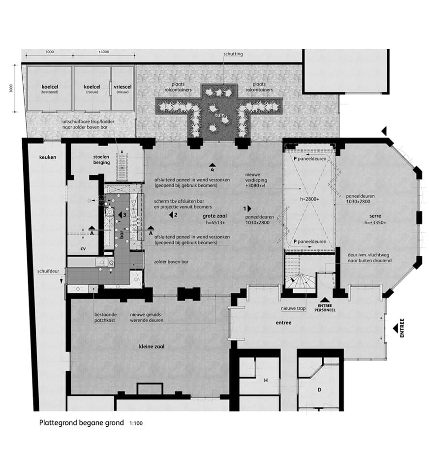 plattegrond verbouwing clemens oss